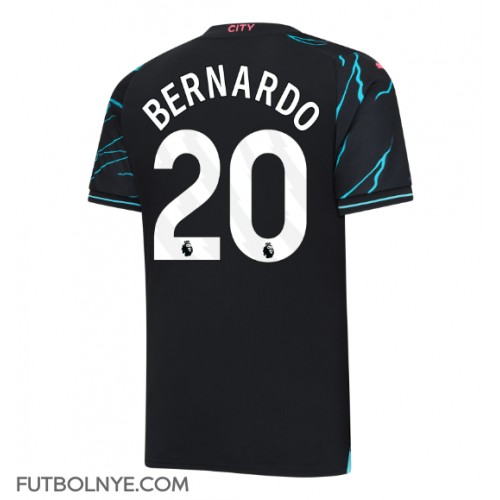 Camiseta Manchester City Bernardo Silva #20 Tercera Equipación 2023-24 manga corta